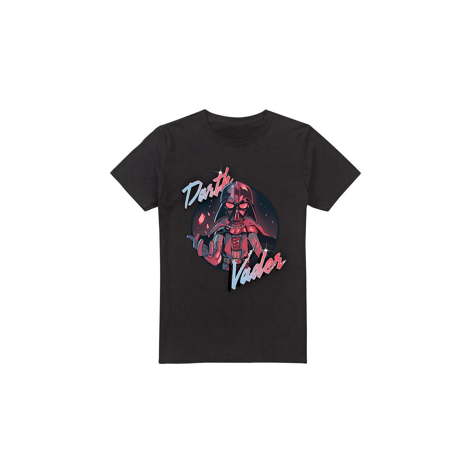 Star Wars Mens Darth Vader Wave T-Shirt L zwart