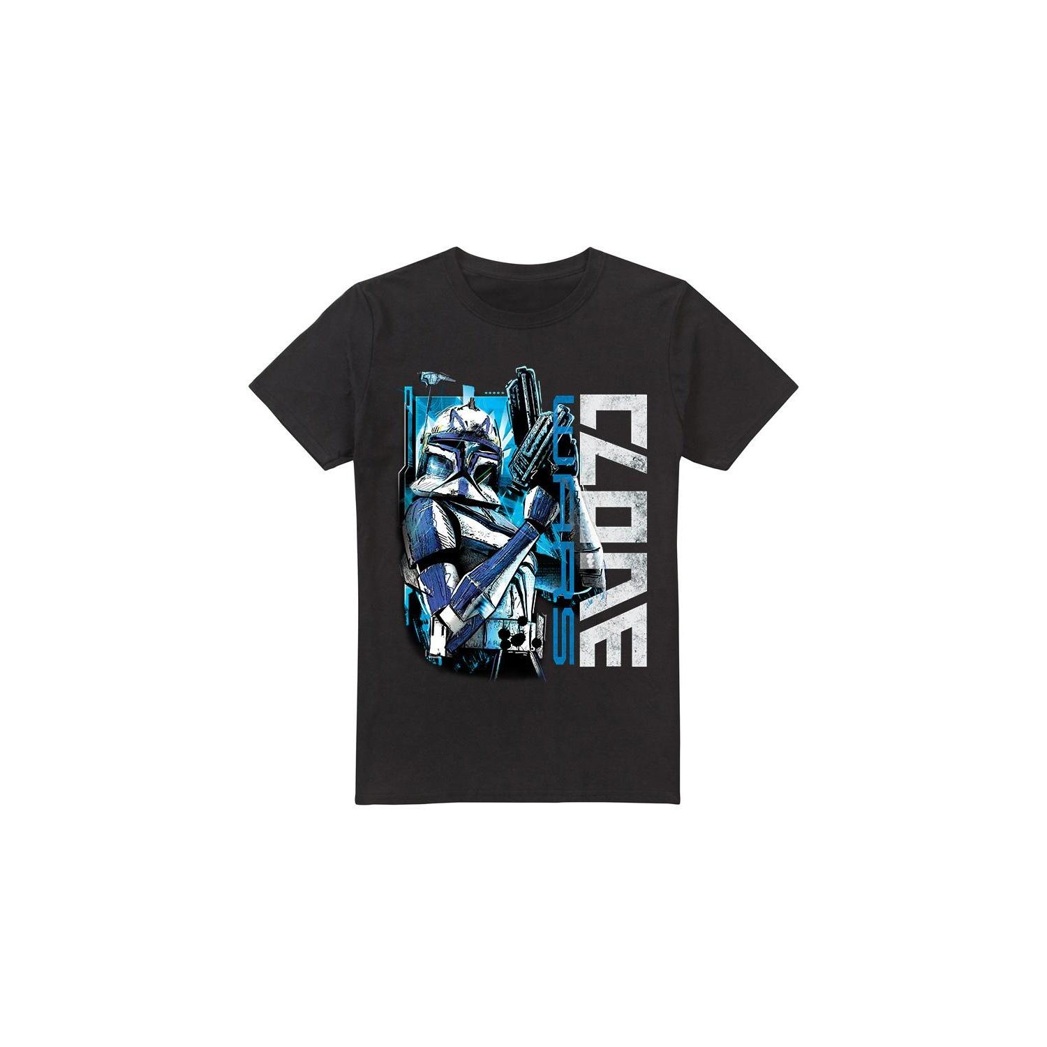Star Wars Mens Clone Rex T-Shirt XXL zwart