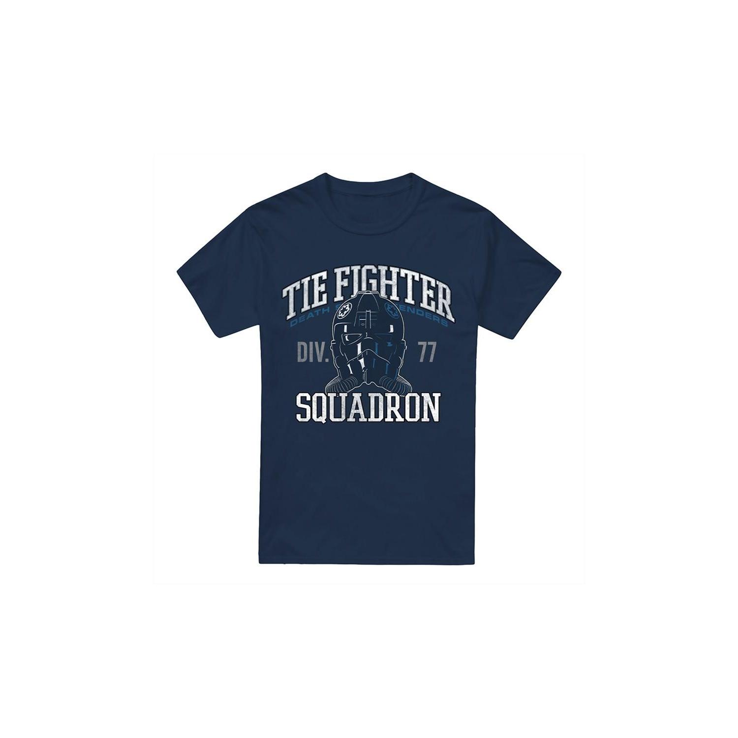 Star Wars Mens Tie Fighter Squadron T-Shirt S Vloot