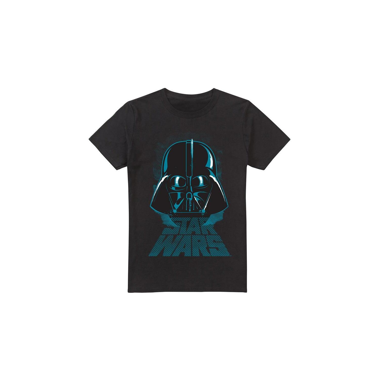 Star Wars Mens Darth Vader Distressed T-Shirt XL zwart
