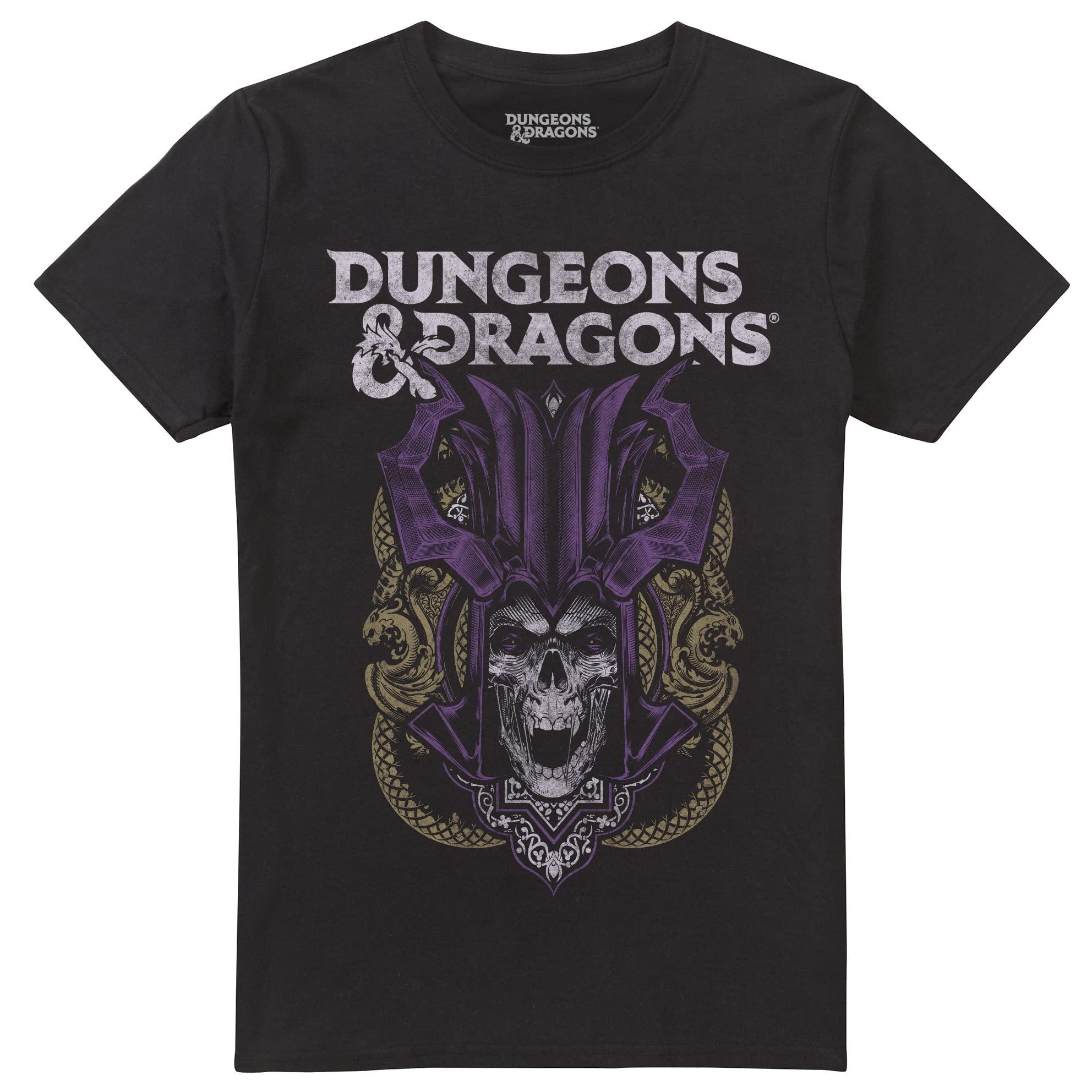 Pertemba FR - Apparel Dungeons & Dragons Mens Demi Lich Skull T-Shirt 4XL zwart