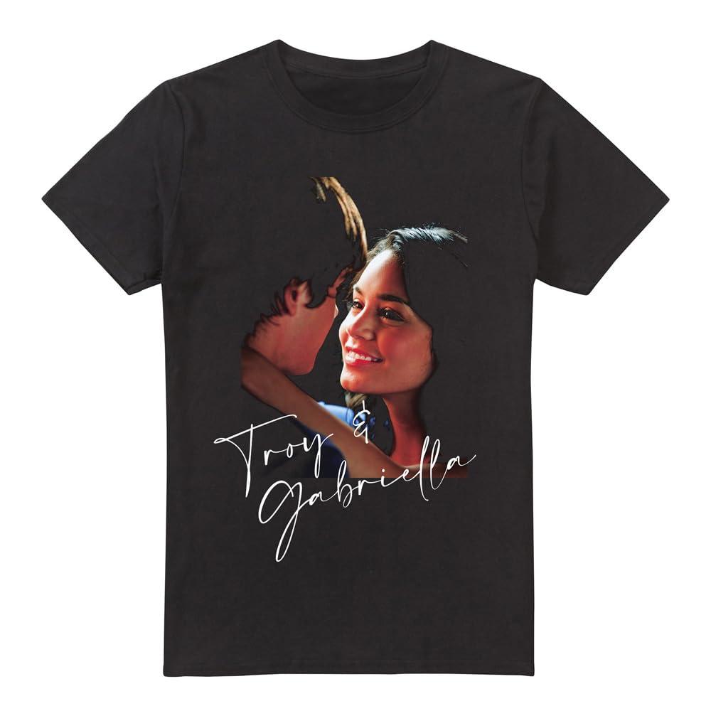 High School Musical Mens Love T-Shirt M zwart