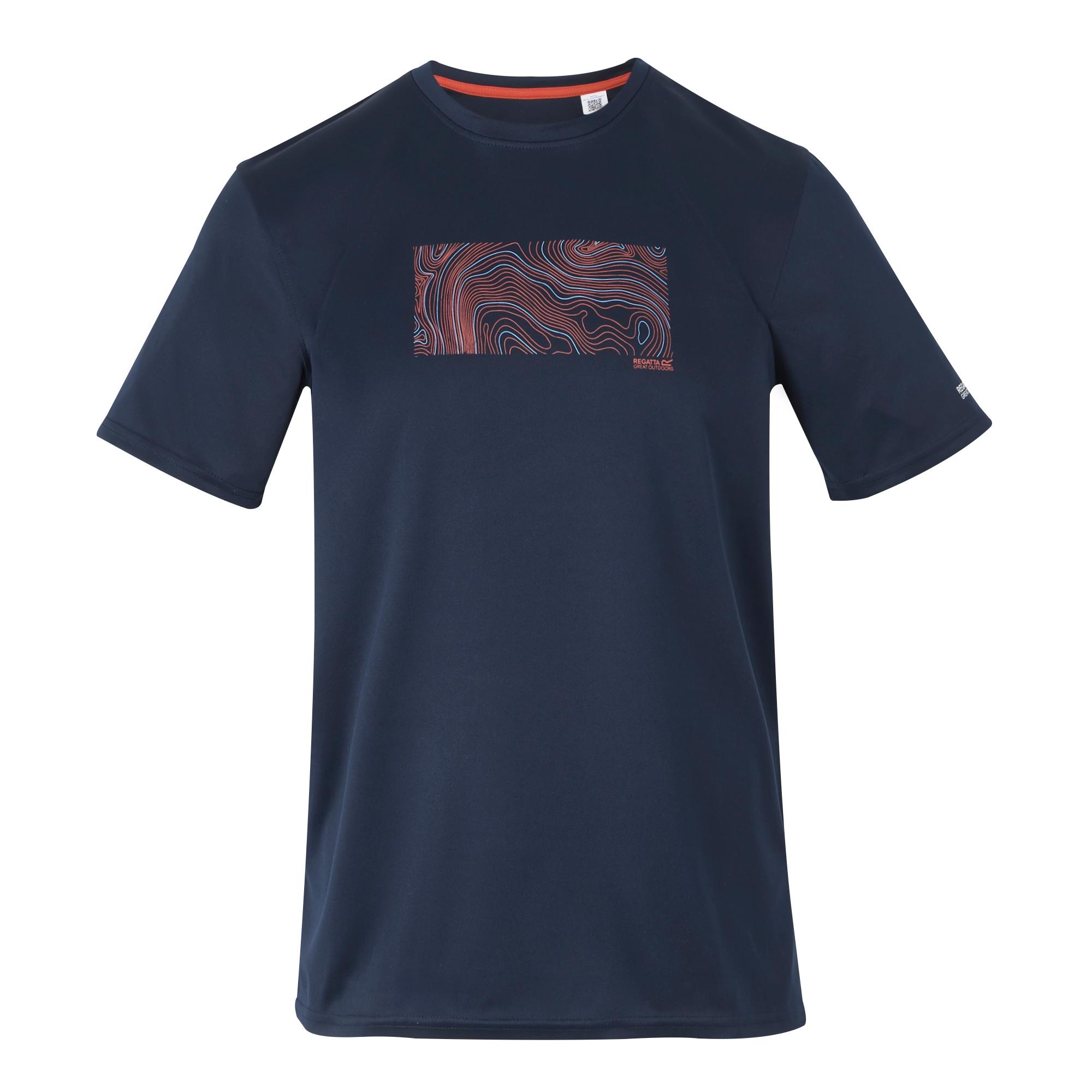 Regatta Mens Fingal IX Contour T-Shirt M Vloot