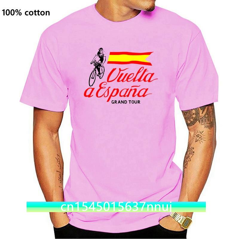 Comfortable season Nieuw Vuelta A Espana T-shirt Bedrukt Heren Vintage Spaans Wielrennen T-shirt Fiets Grand Tour Spanje Racefiets Wielrennen T-shirt S