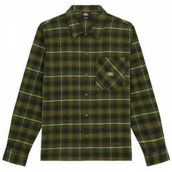 Dickies Overhemd Lange Mouw  Forest check shirt