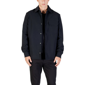 Antony Morato Overhemd Lange Mouw  REGULAR FIT WITH LOGOED METAL BADGE MMSL00772-FA600297