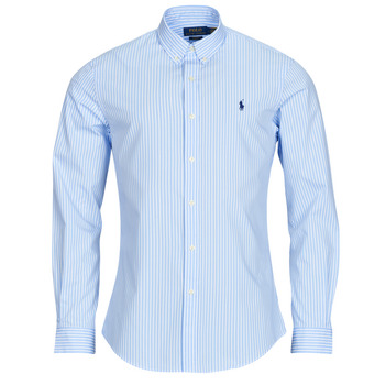 Polo Ralph Lauren Overhemd Lange Mouw  CHEMISE AJUSTEE SLIM FIT EN POPELINE UNIE