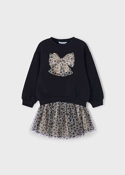 Mayoral winter rok-set meisjes - zwart - tule
