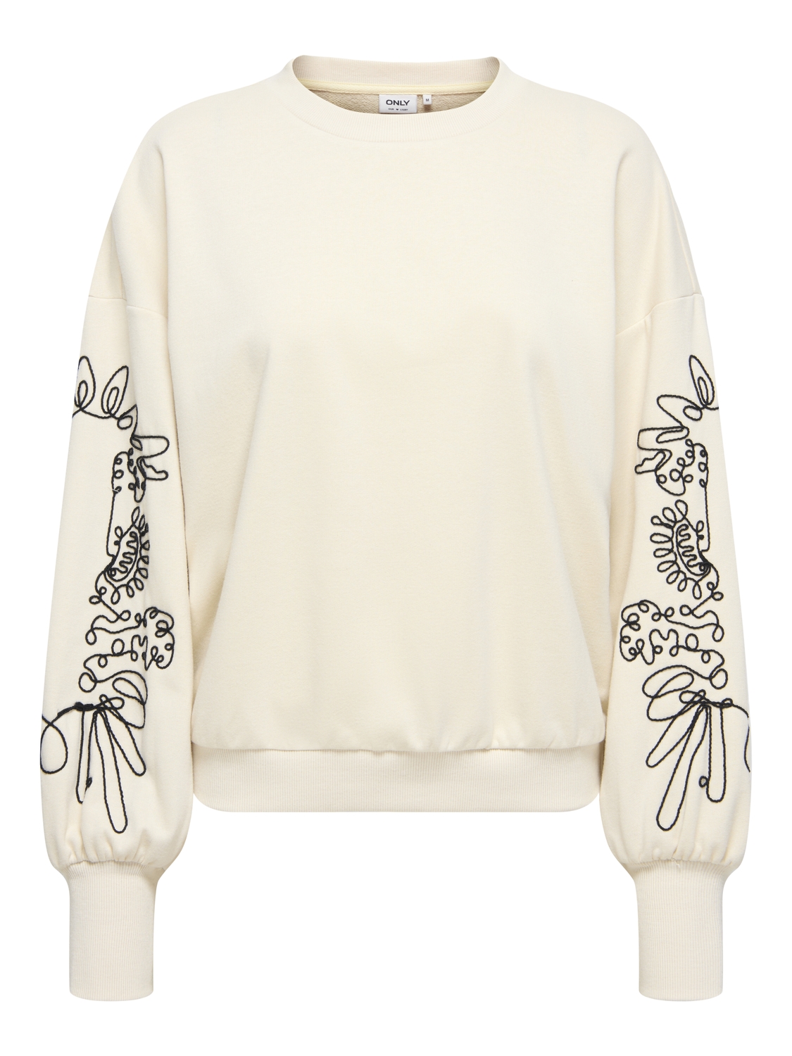 Only Sweatshirt ONLBROOKE L/S O-NECK DETAIL SWT NOOS