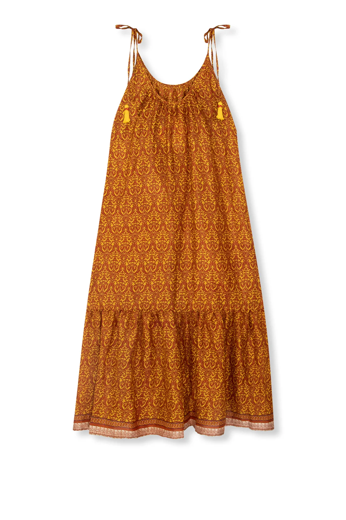 El.rÃ©sidu Damen vegan Kleid Myra Orange