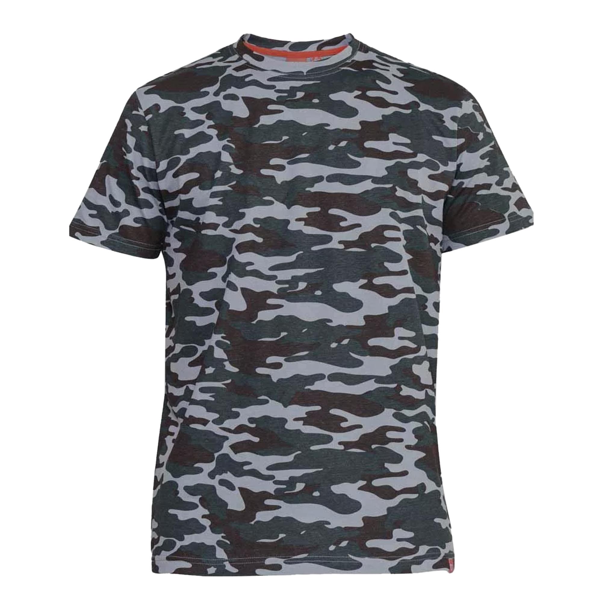 Duke Heren D555 Gaston Camouflage Kingsize T-shirt 4XL