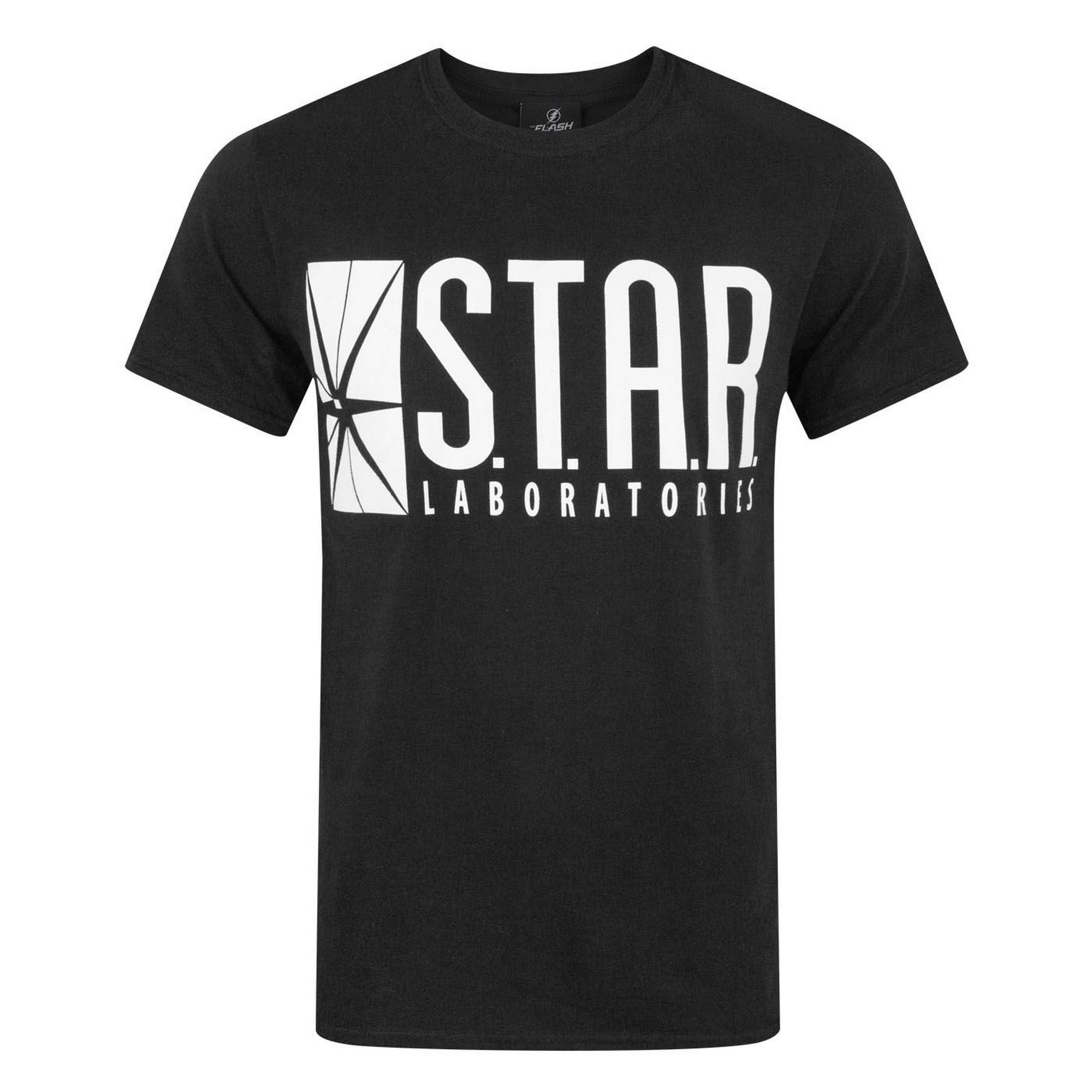 Flash Heren TV Star Laboratories T-shirt XL zwart