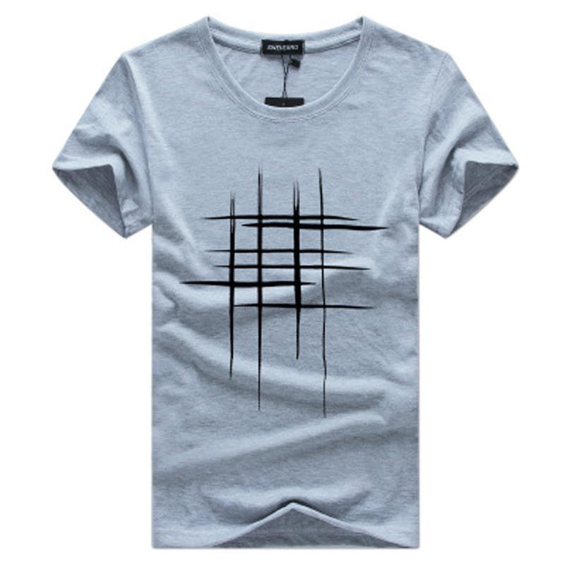 SSSN MEN Clothing Tops Heren T-shirt met korte mouwen en katoenen casual blouse XL
