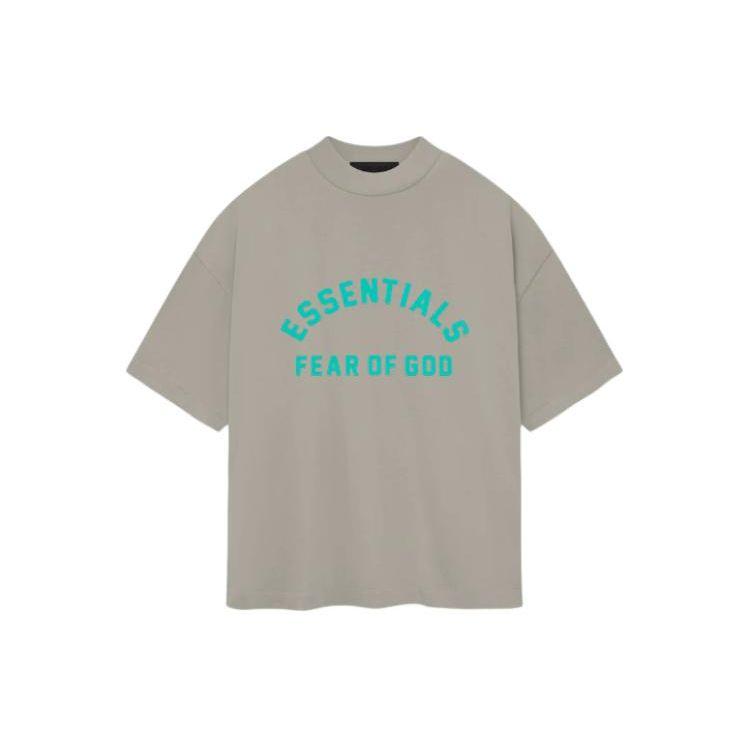 Fear of God Essentials Heavy Jersey Crewneck T-shirt Seal Heren Tops Grijs 125SP242005F L