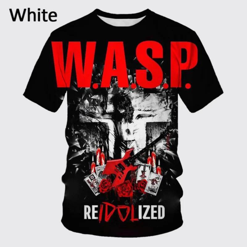 Laoxu Y2K Kleding Nieuwe Stijl WASP. 3D Print T-shirt voor mannen vrouwen zomer hiphop unisex casual T-shirt harajuku ronde hals top tee XXL