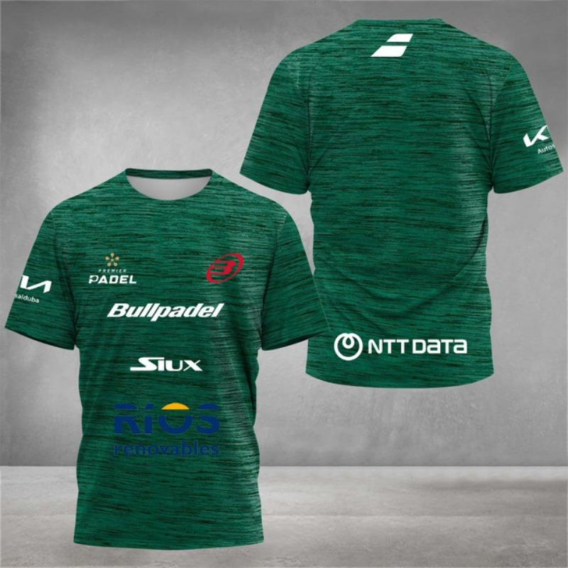 ETST 03 Snel drogende ademende padel tennis fans T-shirt heren tennis training korte mouwen kleding zomer 3D print o-hals T-shirts top 2XL