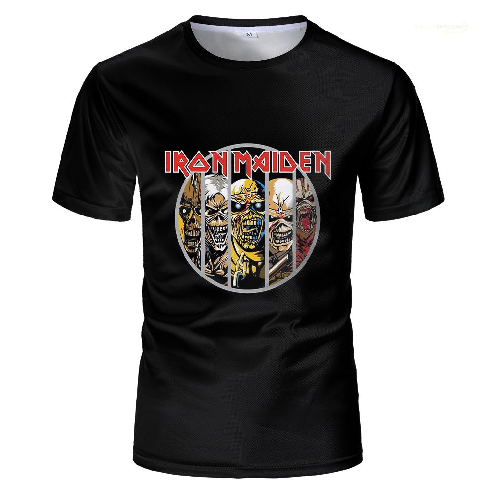 Plus Size FUGUIS 2024 Punk T-shirts For Men And Women Heavy Metal Rock Band Retro Clothing Summer Loose Tee Short Sleeve Oversized Hip Hop Tops M