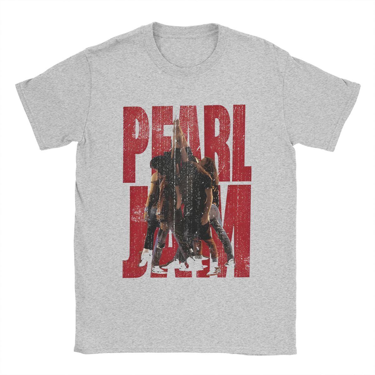Comfortable season All Seasons Heren Dames Beste Album Tour Pearls Jam Shirt Accessoires Puur Katoen T-shirt Kleding Vintage T-shirt L