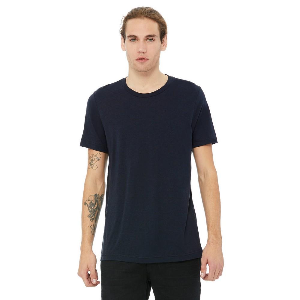 Bella + Canvas Canvas heren triblend effen T-shirt met ronde hals en korte mouwen XL