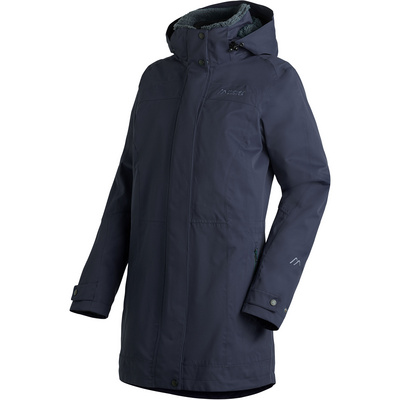Maier Sports Outdoorjack GERDI Dames wandeljack, ademend waterdicht, 2-in-1 jack met capuchon