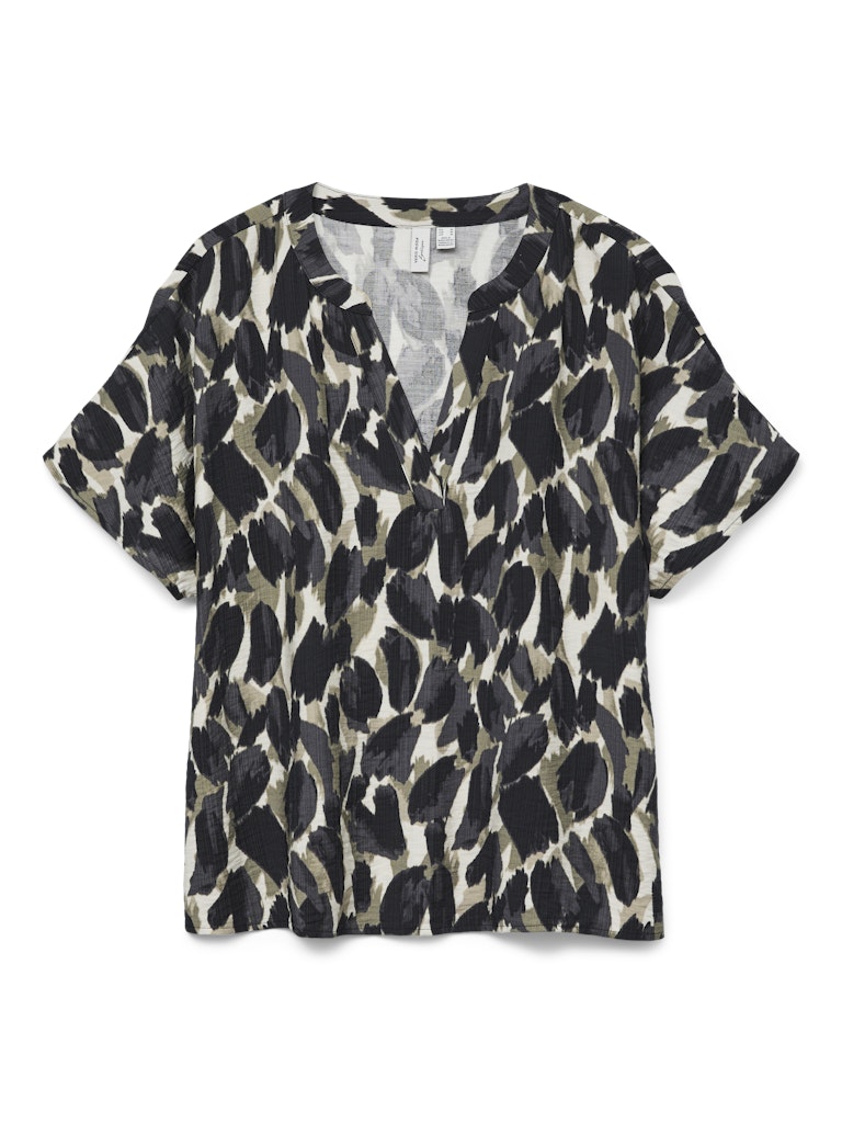 Vero Moda vmfanini s/s v-neck top wvn btq ga 10333397 mermaid