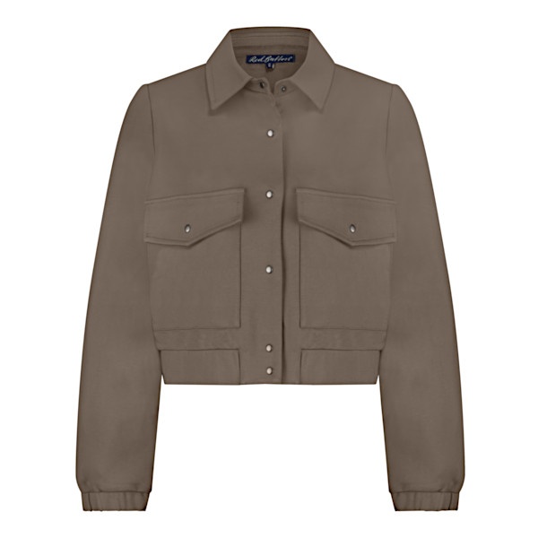 Red Button Bomber srb4673 jkt punta warm taupe
