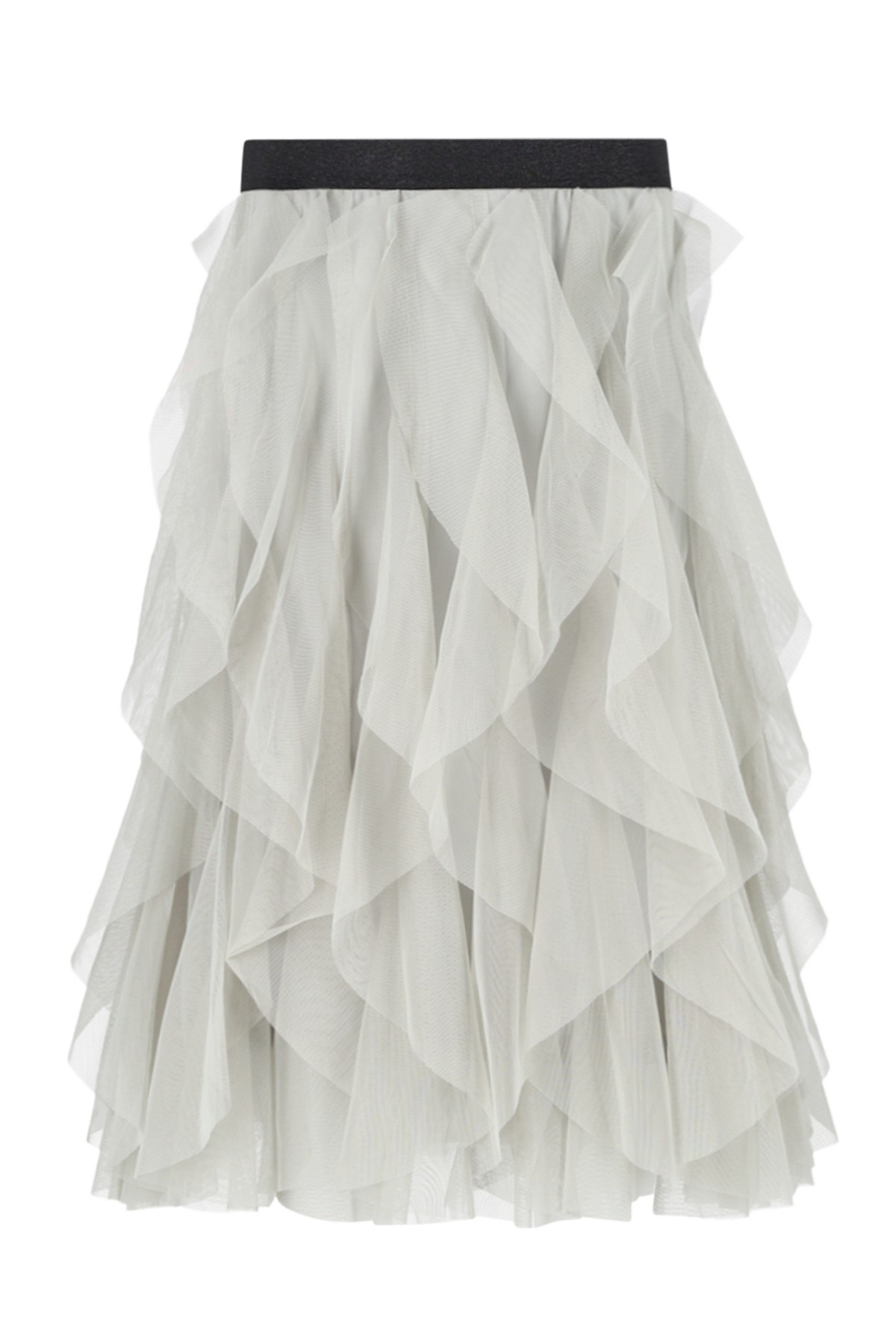 Like Flo winter mesh rok meisjes teens - grijs - Seline