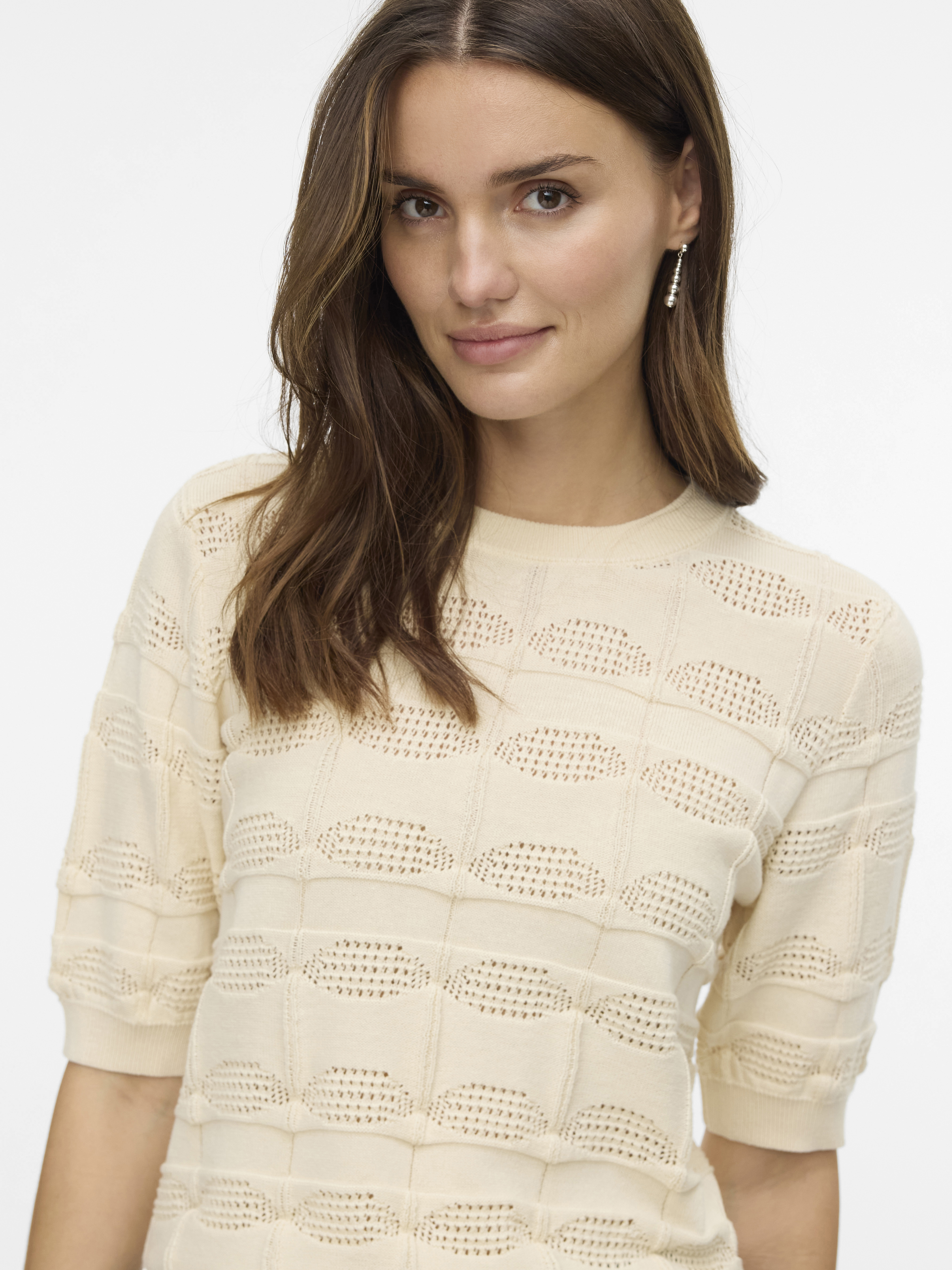 Vero Moda Vmmarvelous ss o-neck pullover