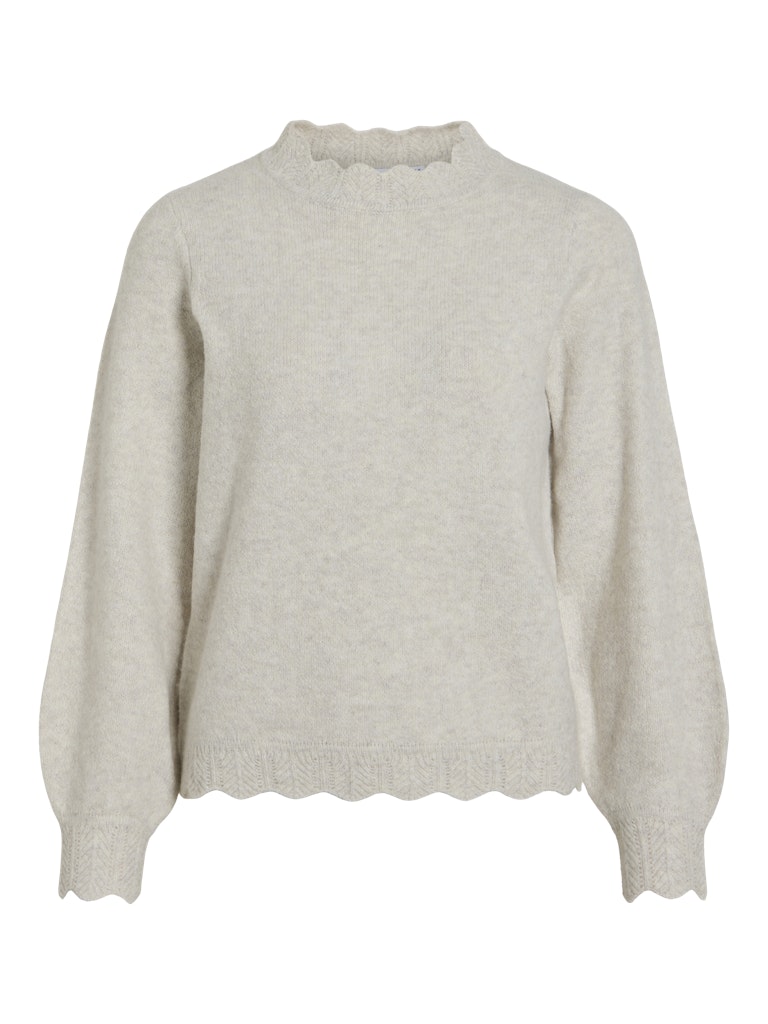 Vila Vinikolina o-neck ls knit top noos kit