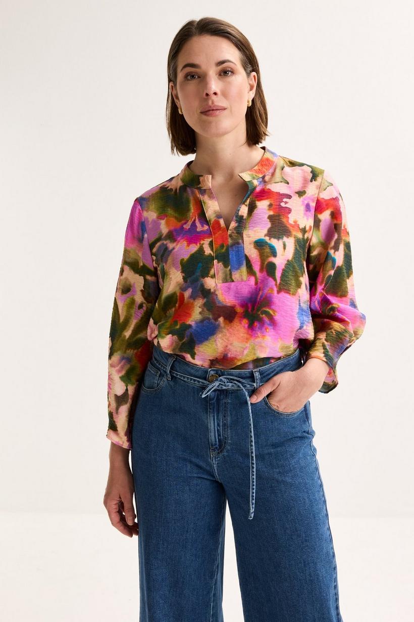 Mayerline Tuniekblouse Met Aquarelprint