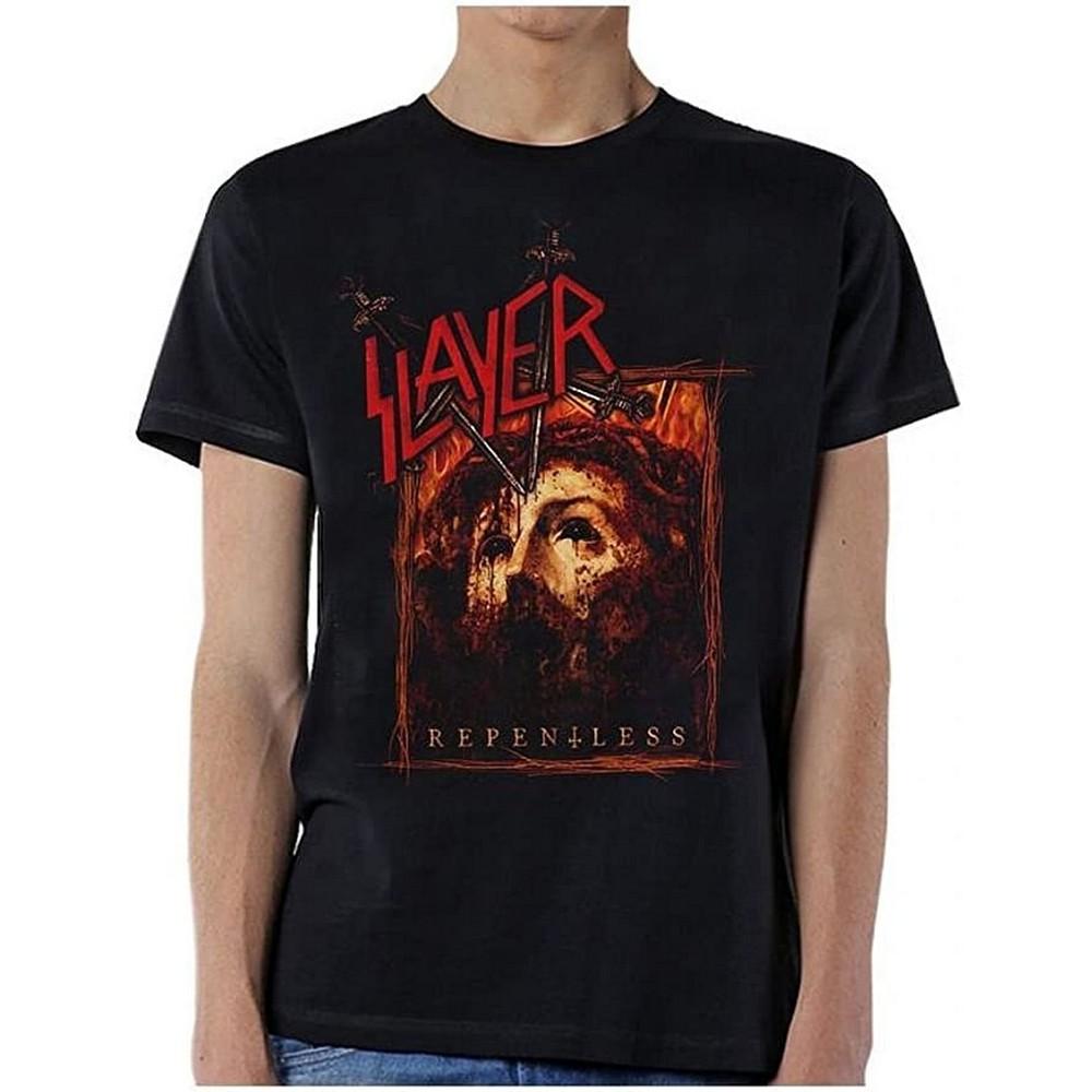 Pertemba FR - Apparel Slayer Unisex volwassen berouwloos rechthoekig T-shirt L zwart