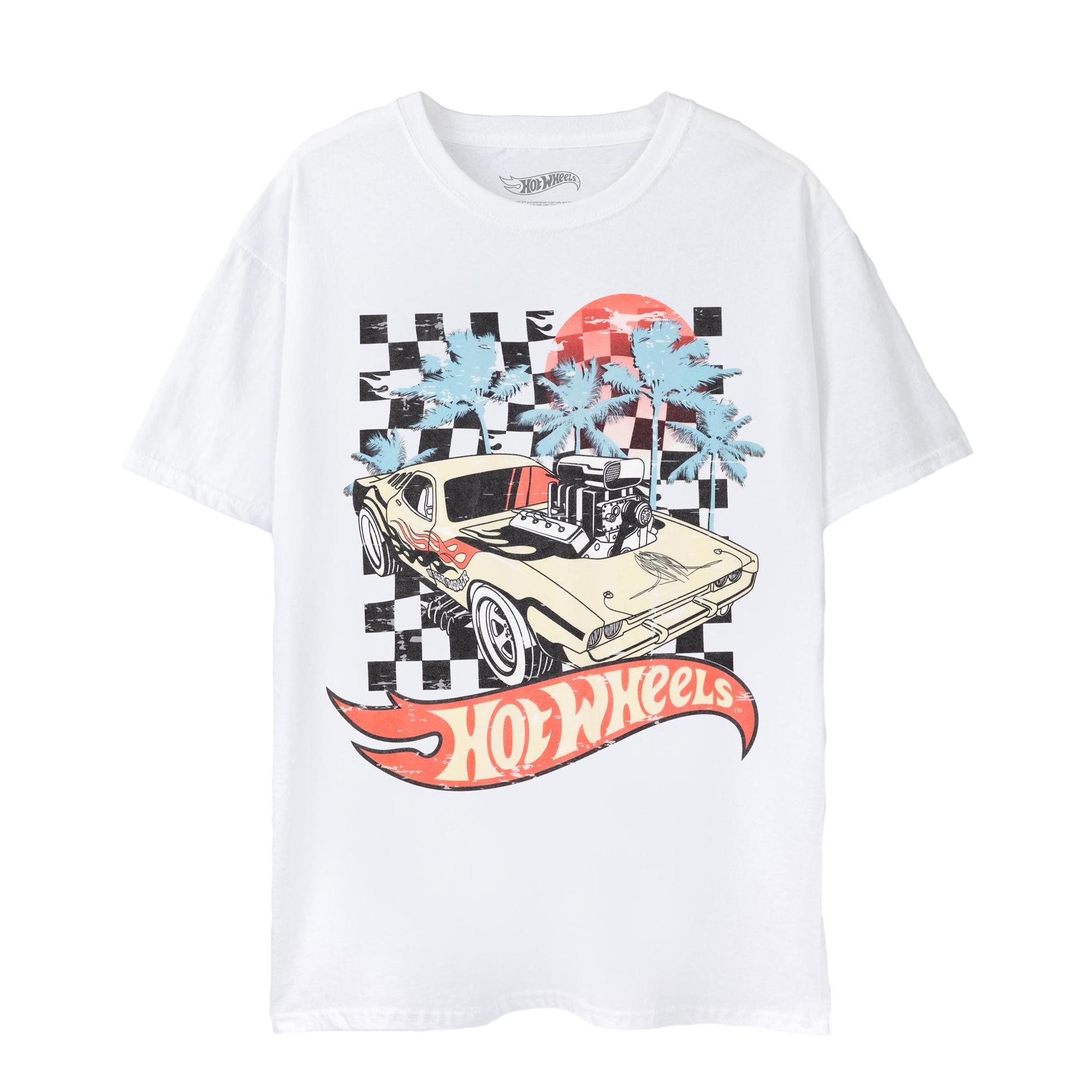 Hot Wheels heren zonsondergang T-shirt XL
