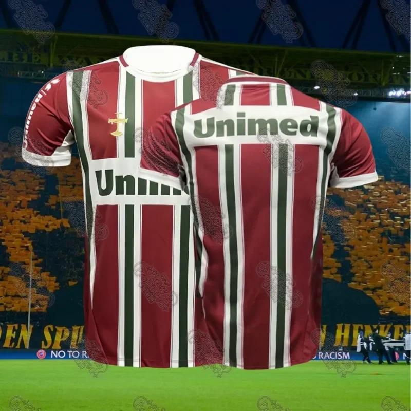 ETST35 25 jaar Nieuwste Populaire Voetbal Serie Fluminense Seizoen Uit Voetbal Trainingspak Heren T-shirt Zomer Volwassen Kinderen Jersey L