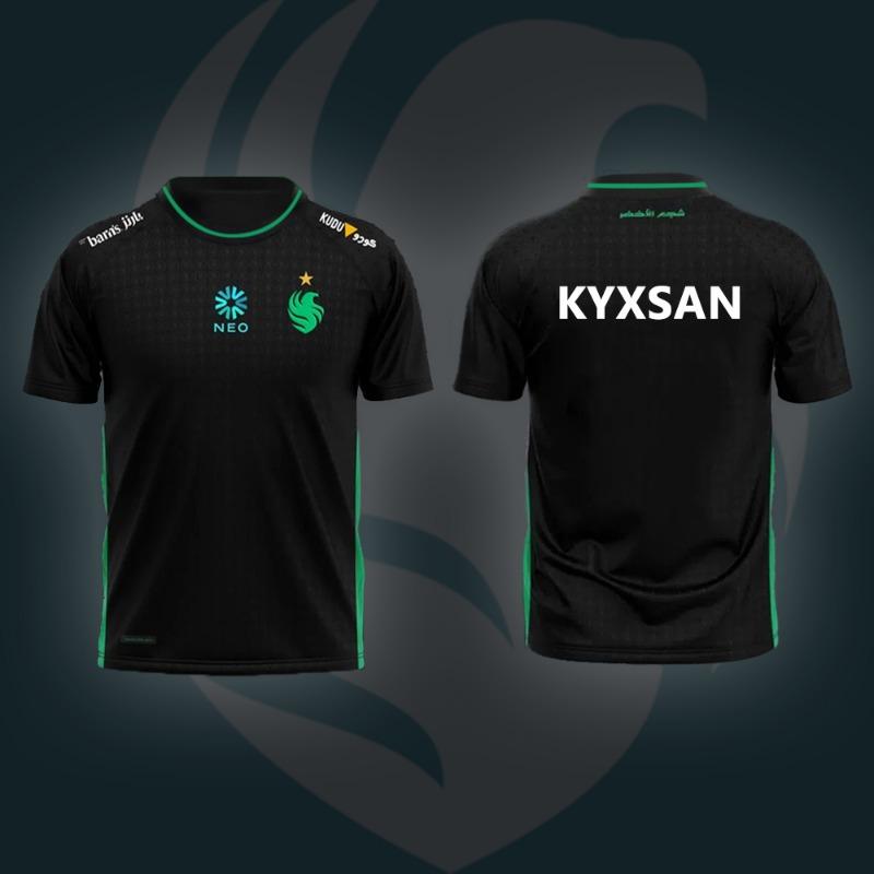 Haijian03 Esports Club Team Falcons 2025 Jerseys CS2 Valorant Speler Trainingsuniformen Fans Cadeaus T-shirt Unisex Ademende Sweatshirts 6XL