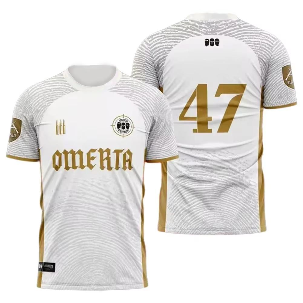 Haijian02 Outdoor Omerta Boxing Fans Summer 3D Printed Motorcycle Sportswear Size 47 Men Top Breathable Soft Quick Drying T-Shirt 6XL