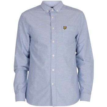 Lyle & Scott Overhemd Lange Mouw Lyle & Scott Oxford overhemd met borstzak