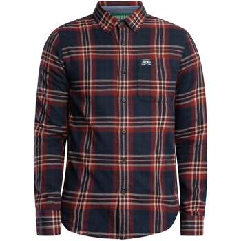 Superdry Overhemd Lange Mouw  Lange mouwen katoenen houthakkershemd