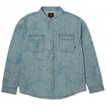 HUF Overhemd Lange Mouw  Chemise ceremony denim