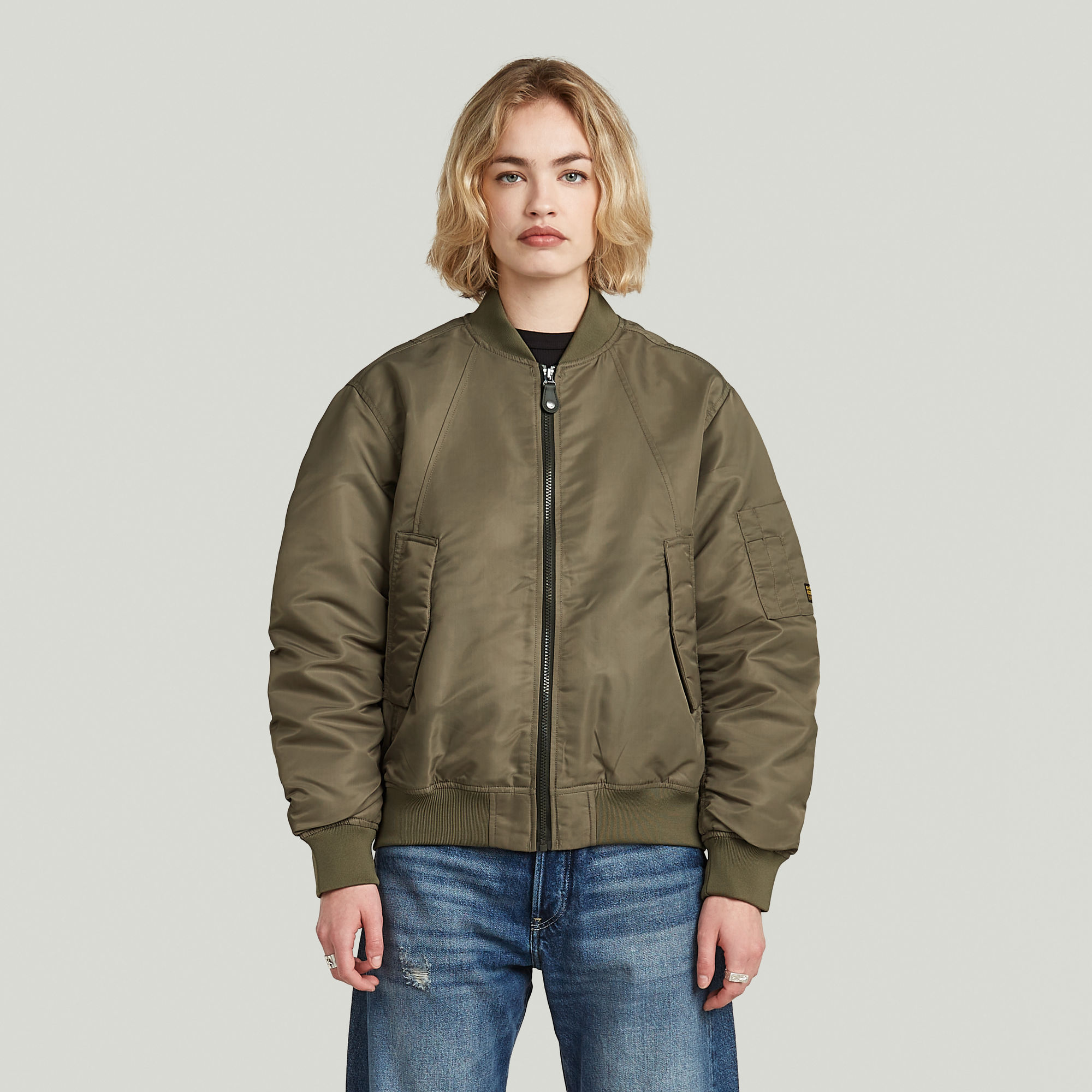 G-Star RAW Padded Bomberjack - Bruin - Dames