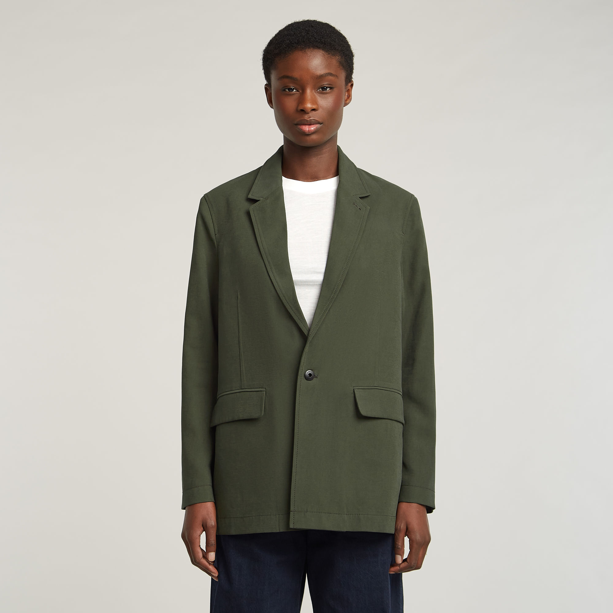 G-Star RAW Boyfriend Blazer - Grijs - Dames