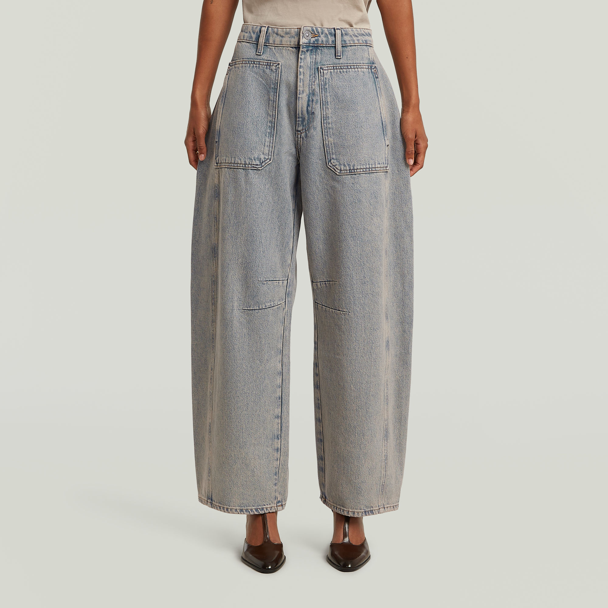 G-Star RAW Carter Barrel Long Pocket Jeans - Midden blauw - Dames