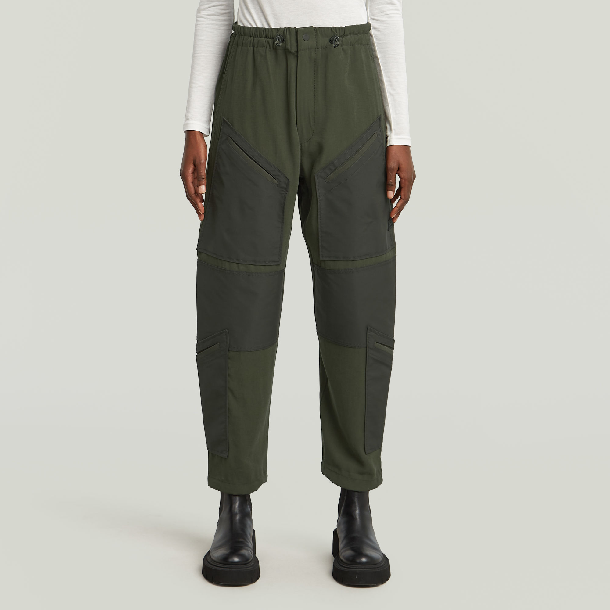 G-Star RAW Tone on Tone Cargobroek - Grijs - Dames