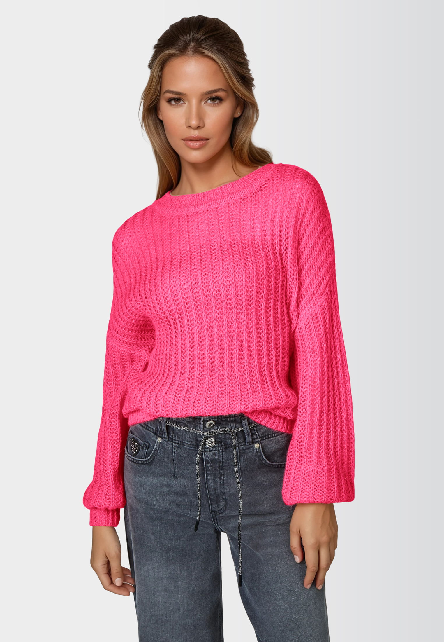 MARC AUREL Pullover im lässigen Alpaka-Look