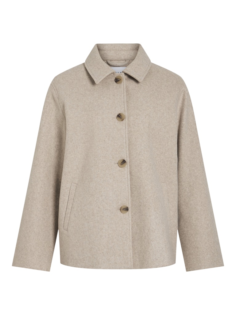 Vila Viclaudia ls jacket- noos beige