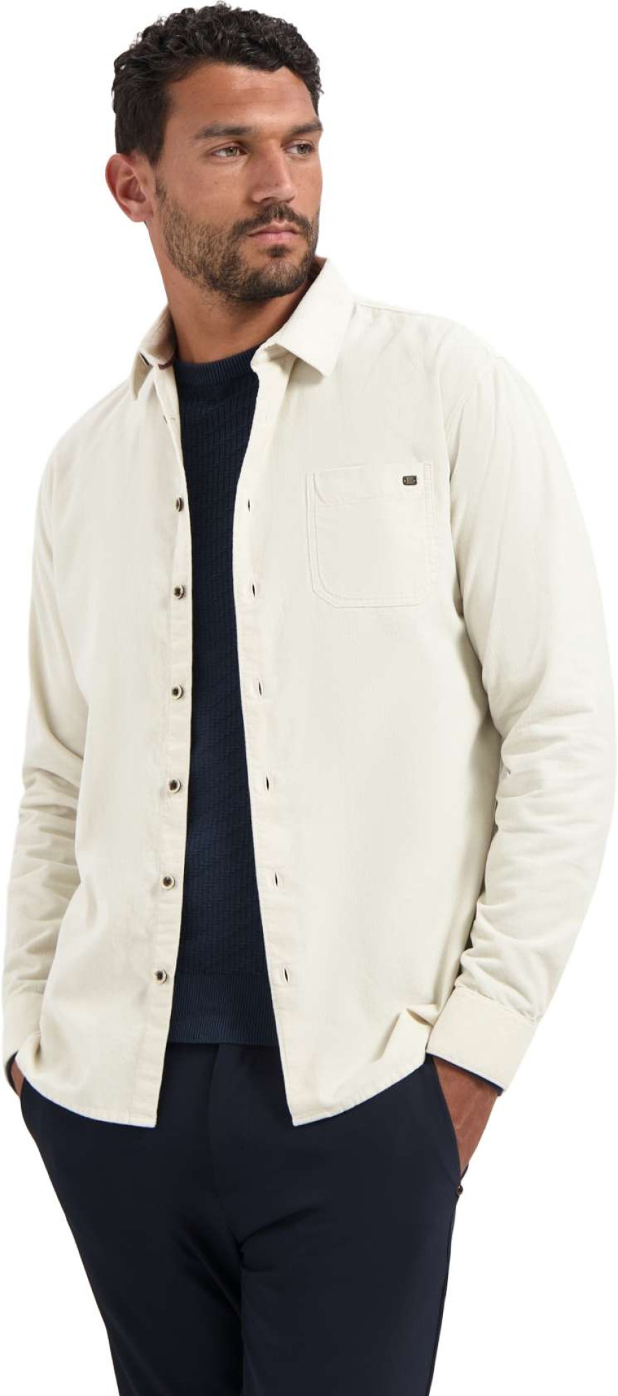 No Excess Shirt solid fine herringbone kit