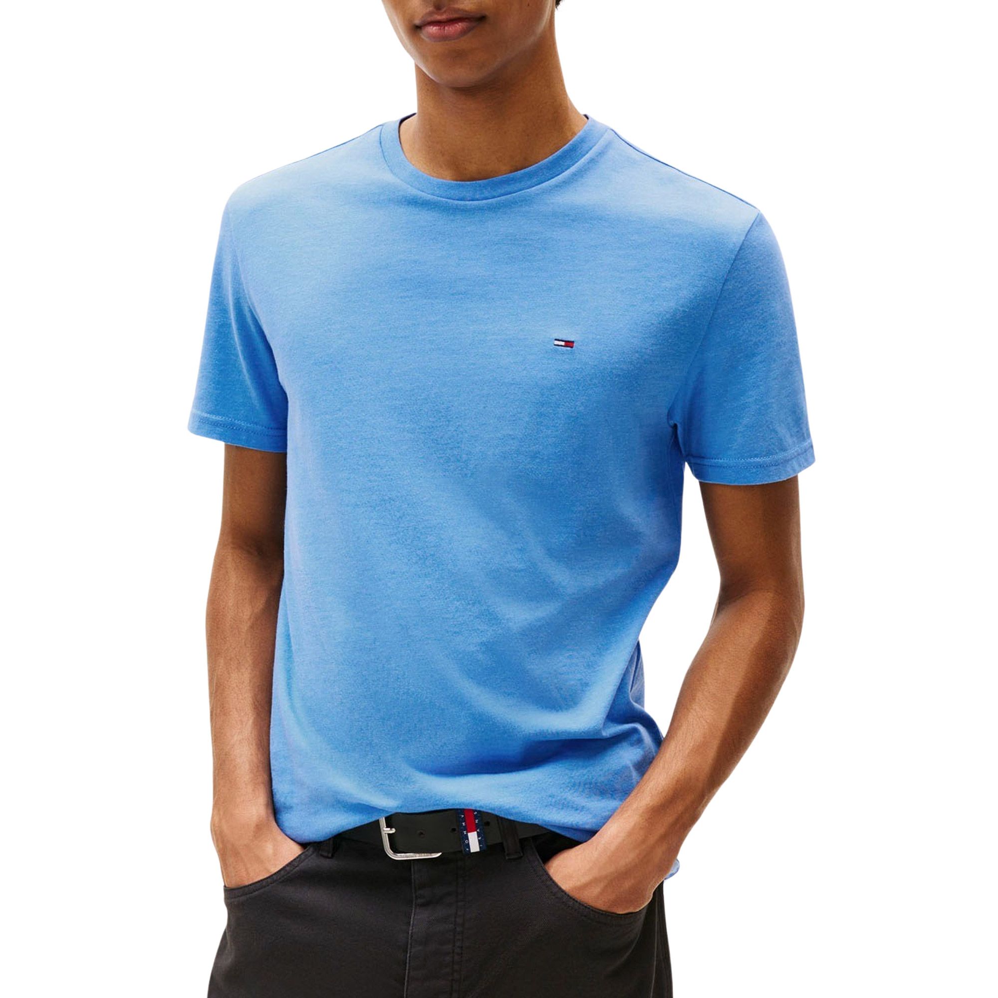 TOMMY JEANS T-shirt TJM XSLIM JASPE HTR TEE EXT