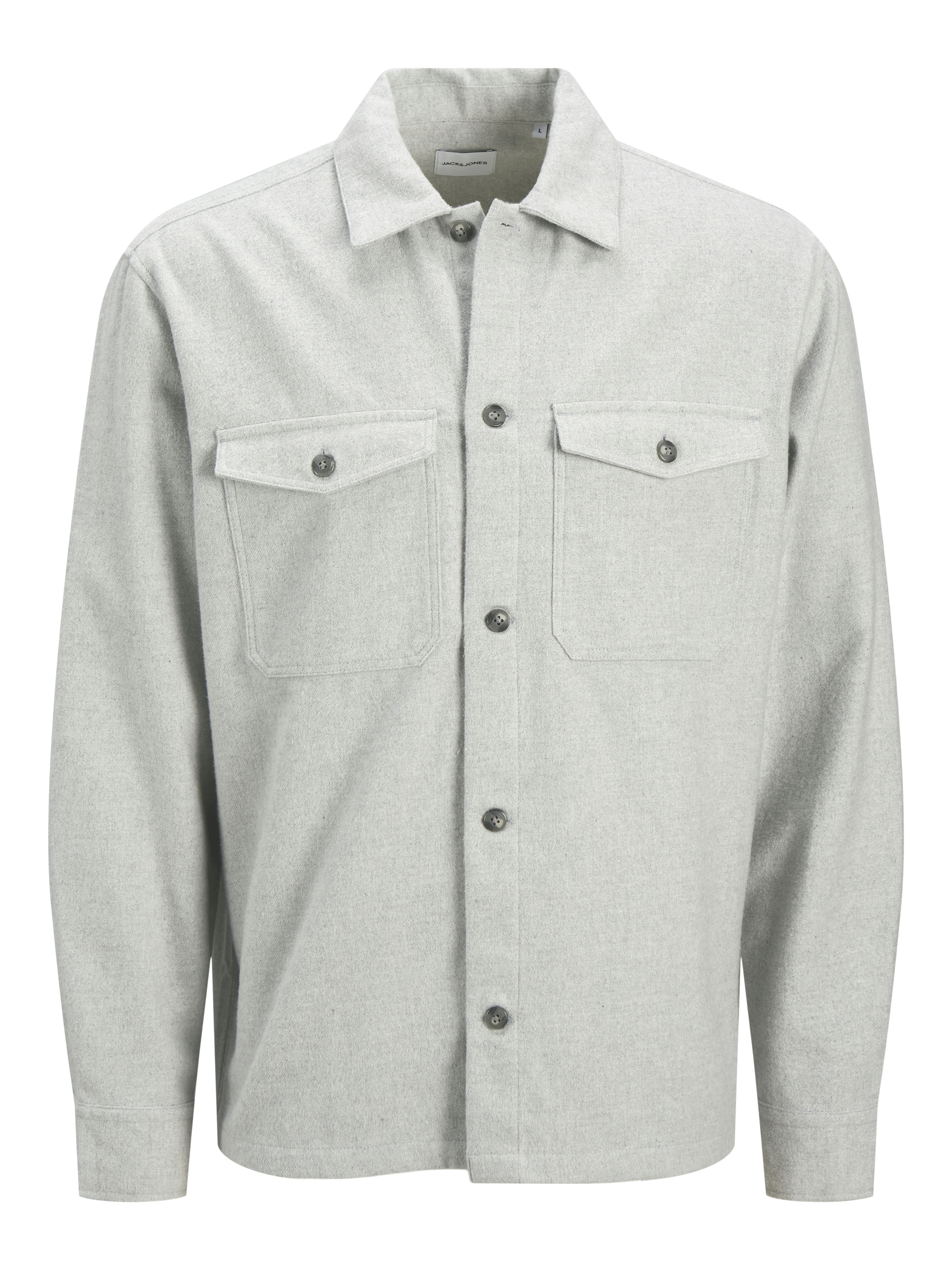 Jack & Jones Overhemd met lange mouwen JJEPERFECT MELANGE OVERSHIRT LS SN