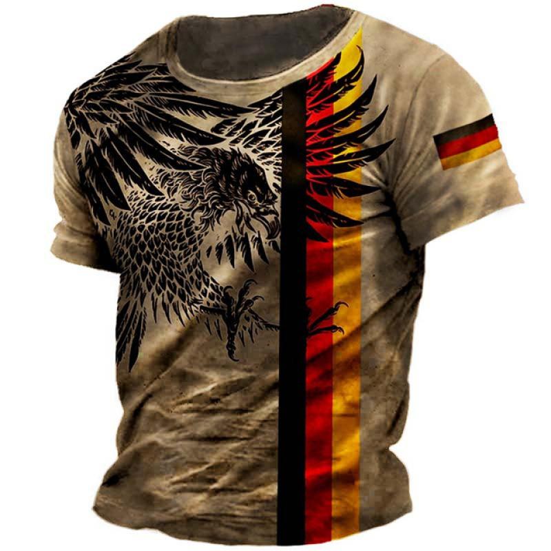ETST 07 Mannen Vintage Motorfiets T-shirt 3d Print Casual Korte Mouw Losse Oversized T-shirts Voor Mannen Sweatshirt Heren Top Kleding camise L