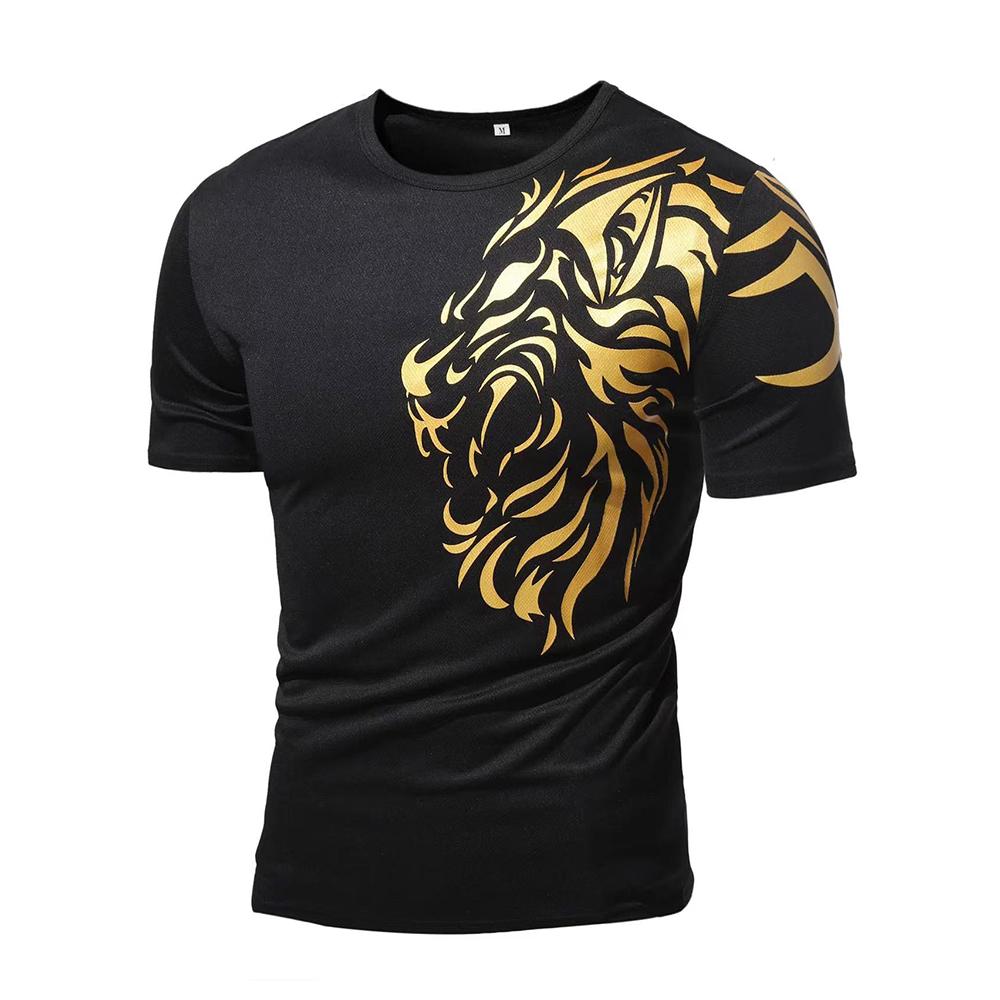 Baibao QIQI Tijger T-shirt Mode 3d Mannelijke Korte Mouw Straat Casual Sport Tops Oversized O Hals Trui Shirt Zomer Retro Herenkleding XXXXXL