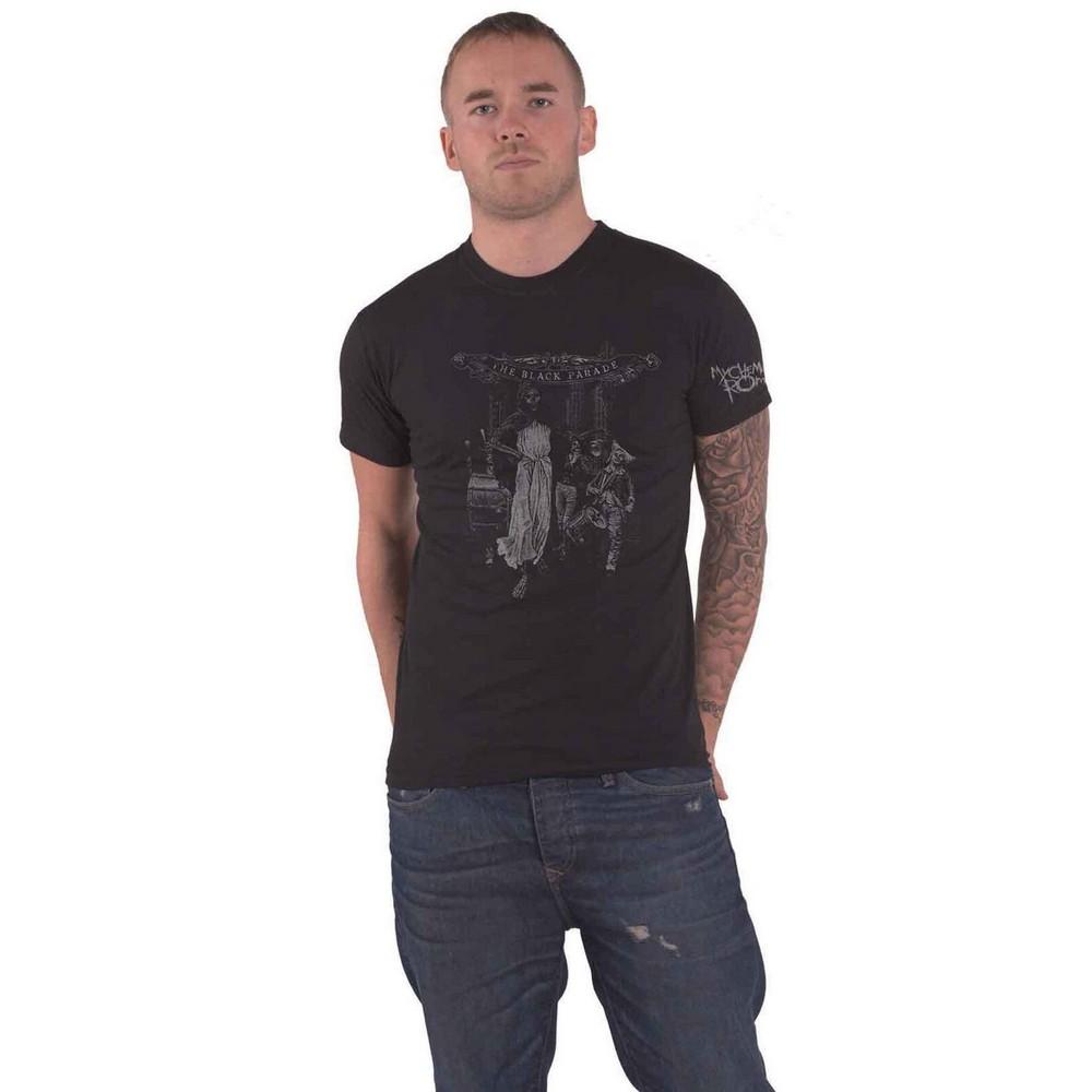 My Chemical Romance Mijn chemische romantiek Unisex volwassene het bellende T-shirt L zwart